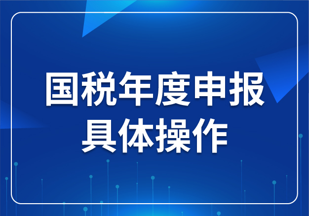 國稅年度申報(bào)具體操作